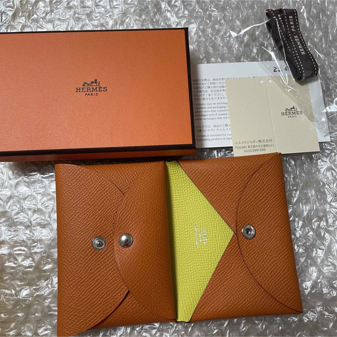 HERMES エルメス　カルヴィデュオ　コンパクト　エトゥープ　新品