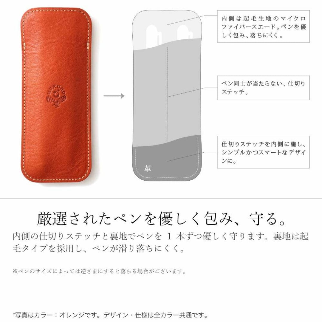 新着商品HUKURO ペンケース 革 Duoプラス ペン入れ メンズ レディ