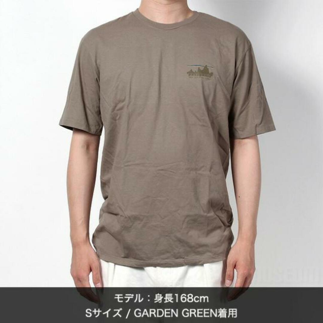 【新品未使用】 patagonia パタゴニア Tシャツ 半袖 73 スカイライン オーガニック Tシャツ MENS 73 SKYLINE ORGANIC T-SHIRT 37534 【Sサイズ/GARDEN GREEN】