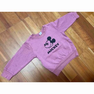 ディズニー(Disney)の女の子　トップス　スウェット　トレーナー　ミニーちゃん(Tシャツ/カットソー)