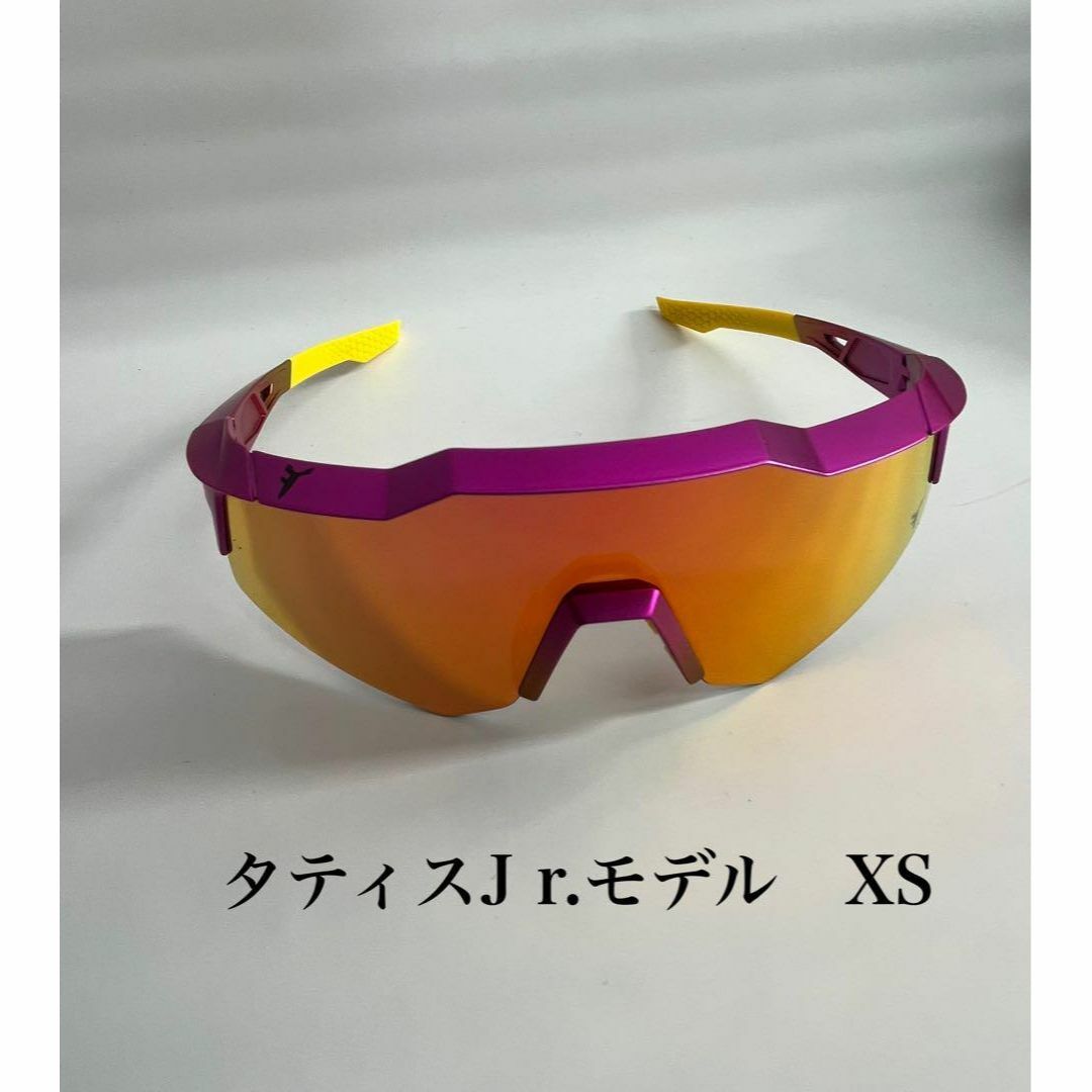 新品 タティスJr コラボ 100% スピードクラフト サングラス XS ピンク