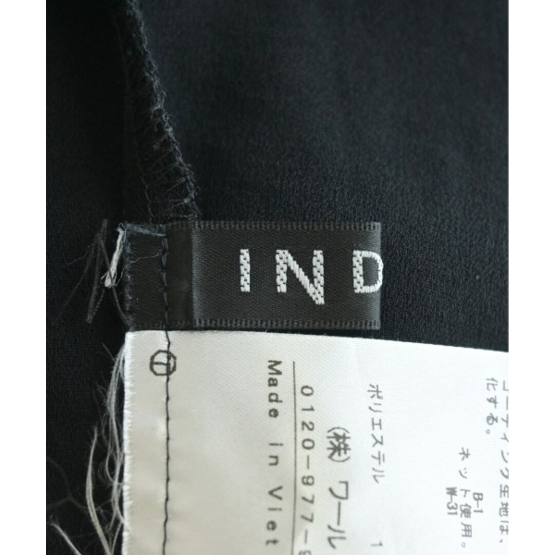 INDIVI(インディヴィ)のINDIVI インディヴィ ブラウス 12(XL位) 黒 【古着】【中古】 レディースのトップス(シャツ/ブラウス(長袖/七分))の商品写真