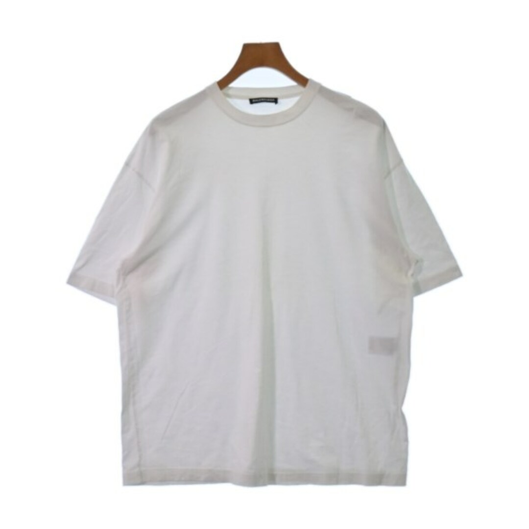 BALENCIAGA バレンシアガ Tシャツ・カットソー S 白半袖柄