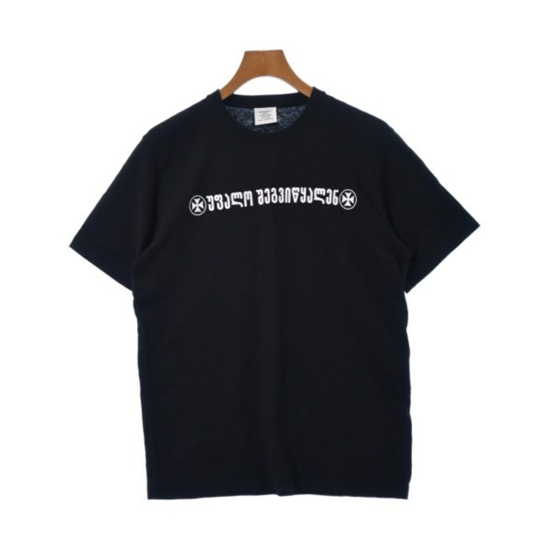 VETEMENTS ヴェトモン Tシャツ・カットソー XS 黒