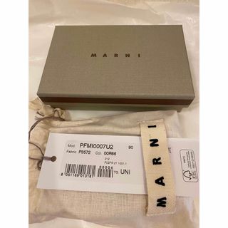 Marni - マルニMARNI PVC origami 二つ折り財布 ミニ財布 レッド 赤の ...