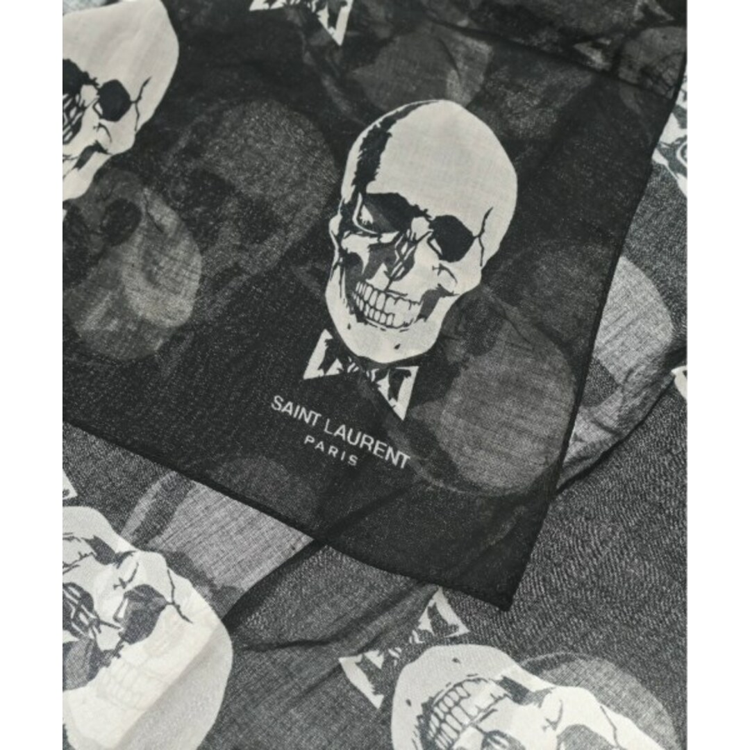 SAINT LAURENT PARIS 小物類(その他) - 黒x白 【古着】【中古】の