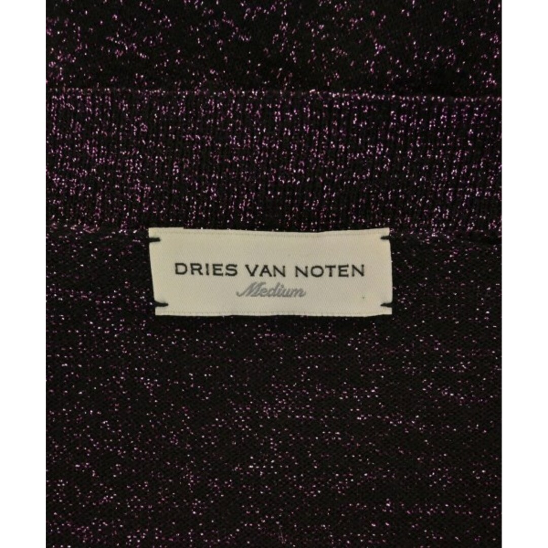 DRIES VAN NOTEN(ドリスヴァンノッテン)のDRIES VAN NOTEN カーディガン M ピンク系(ラメ) 【古着】【中古】 メンズのトップス(カーディガン)の商品写真