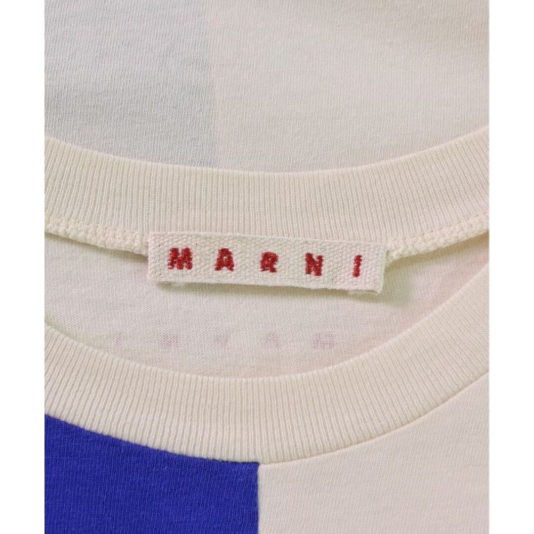 Marni(マルニ)のMARNI マルニ Tシャツ・カットソー 10 ベージュx青x黒 【古着】【中古】 キッズ/ベビー/マタニティのキッズ服女の子用(90cm~)(Tシャツ/カットソー)の商品写真