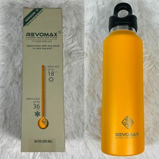 新品未使用 REVOMAX2 水筒 マグボトル 592mL レモンイエロー(タンブラー)