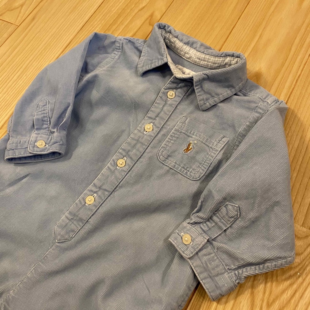 Ralph Lauren(ラルフローレン)の美品　ラルフローレン　カバーオール　70 キッズ/ベビー/マタニティのベビー服(~85cm)(カバーオール)の商品写真