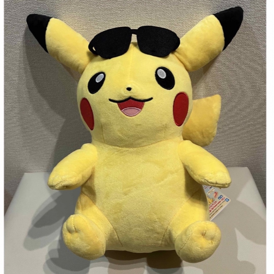 ポケモン(ポケモン)の【9/24まで】☆新品☆ポケットモンスター ぬいぐるみ ピカチュウ summer エンタメ/ホビーのおもちゃ/ぬいぐるみ(ぬいぐるみ)の商品写真