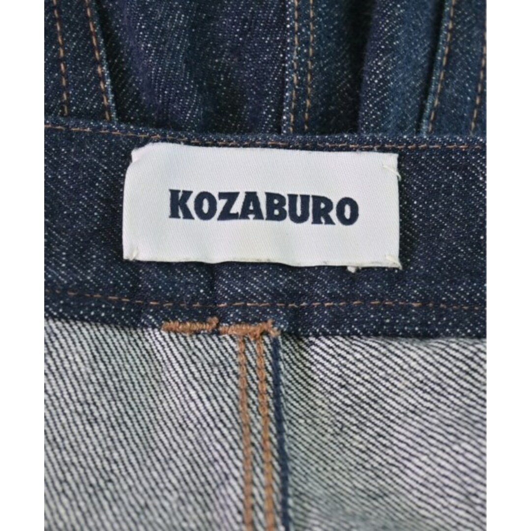 KOZABURO コウザブロウ デニムパンツ 1(S位) インディゴ(デニム KOZABURO コウザブロウ デニムパンツ 1(S位) インディゴ(デニム