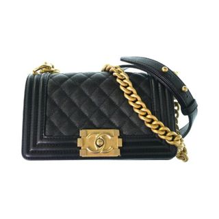 シャネル(CHANEL)のCHANEL シャネル ショルダーバッグ - 黒 【古着】【中古】(ショルダーバッグ)