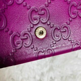 Gucci - 【希少】GUCCI グッチ カードケース 名刺入れ オールレザー GG