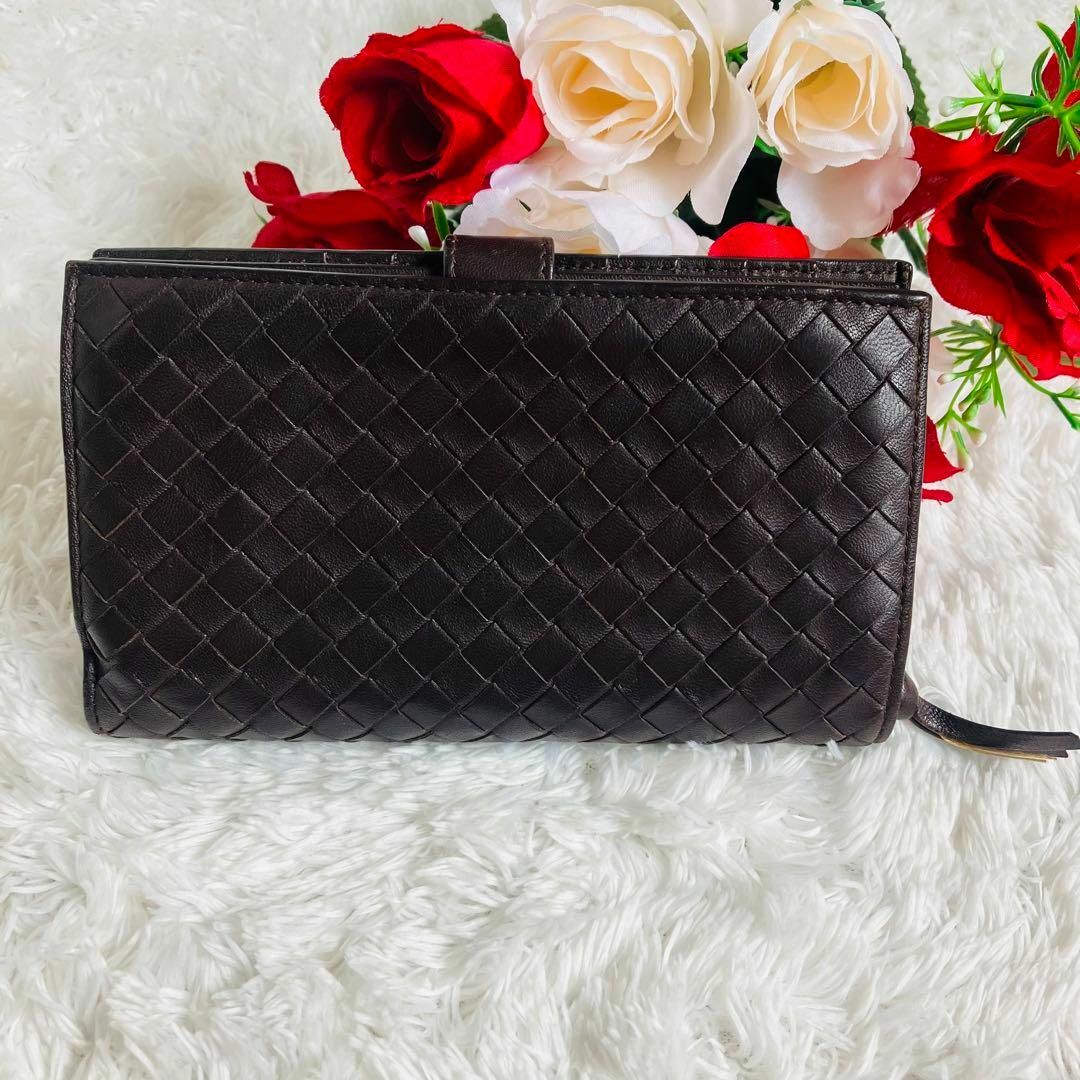 Bottega Veneta - ボッテガヴェネタ 長財布 二つ折り ブラウン 茶色