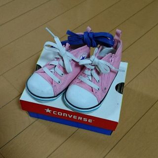 コンバース(CONVERSE)のCONVERSEベビー13cmピンク(スニーカー)