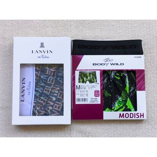 本日迄！Lanvin en Bleu＆BODYWILD ボクサーパンツ M 2枚(ボクサーパンツ)