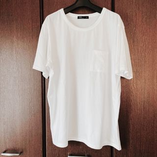 メンズ  Tシャツ  LL  白色　美品(Tシャツ/カットソー(半袖/袖なし))