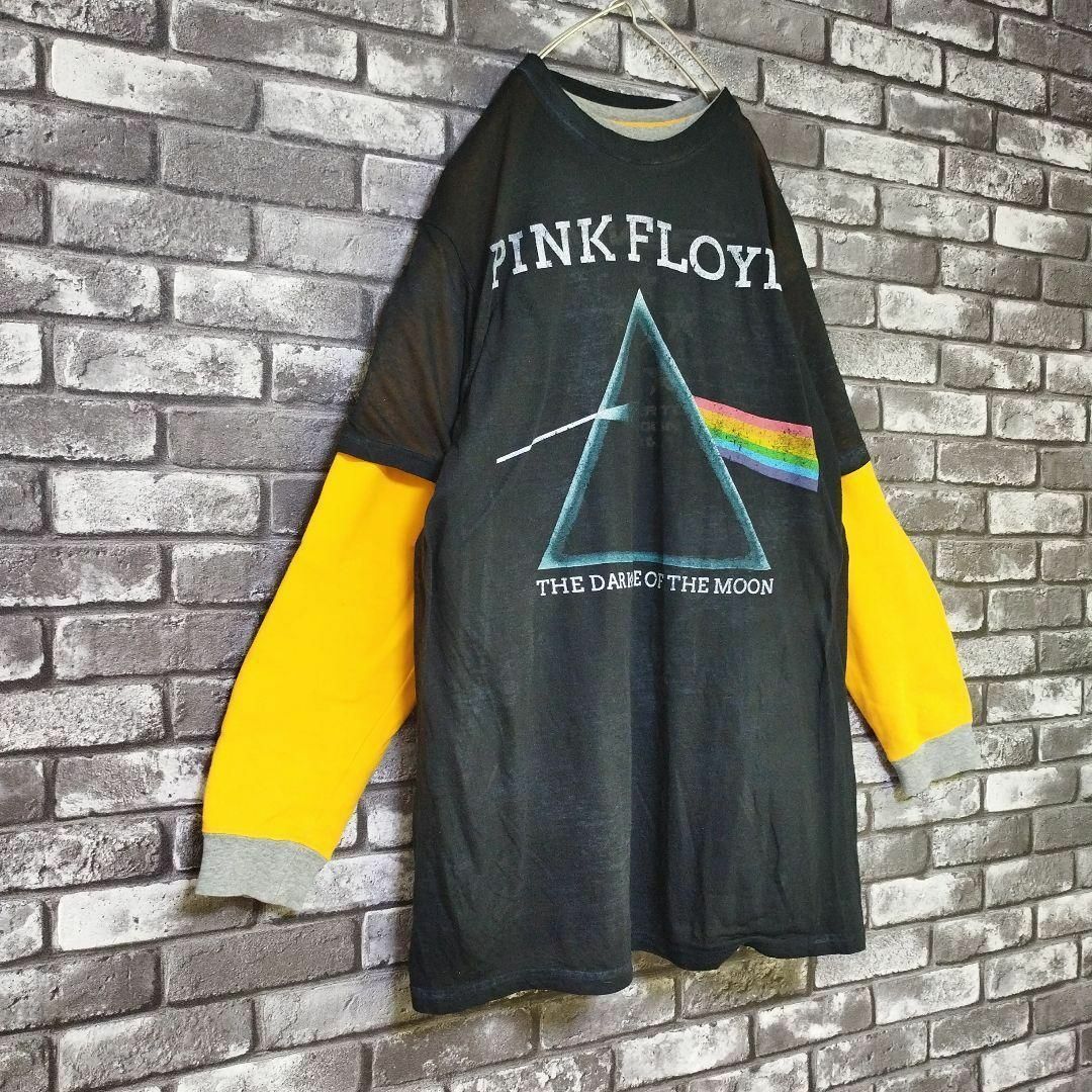 90s PINK FLOYD 狂気 KOHH ロックT ロンT ビンテージ-