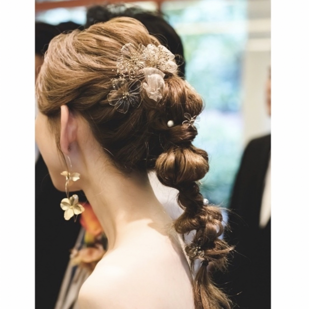 結婚式 ヘアアクセ＆ピアス 花嫁 まとめ売りハンドメイド