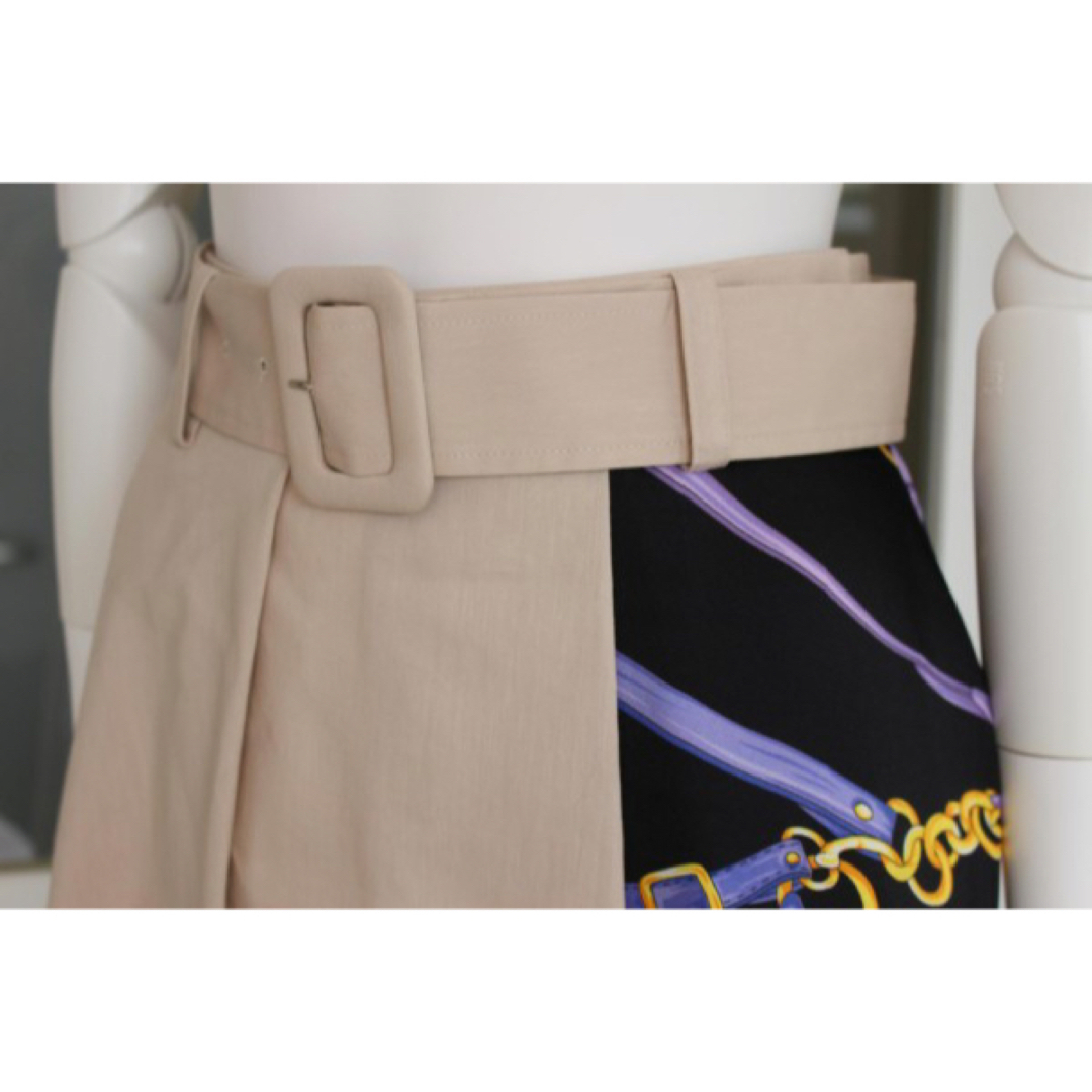 GRACE CONTINENTAL(グレースコンチネンタル)のグレースコンチネンタルグレースクラスDiagram 限定スカーフ切替スカート36 レディースのスカート(ロングスカート)の商品写真
