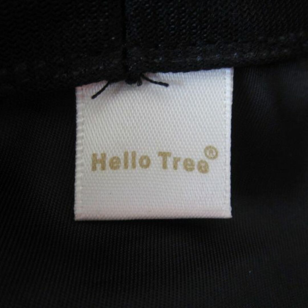 美品　Hello Tree　キャスケット　ハンチング　黒　合皮 メンズの帽子(キャスケット)の商品写真