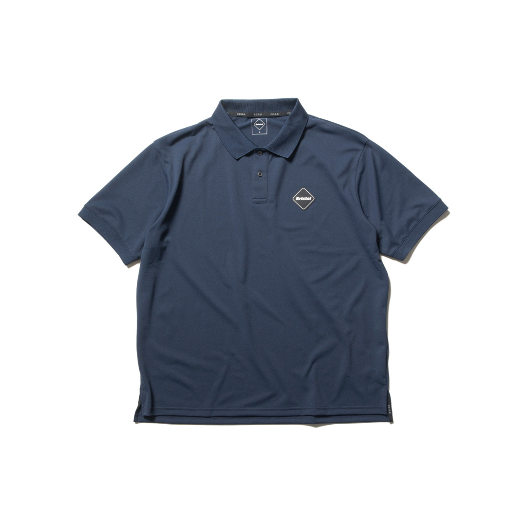 F.C.R.B.(エフシーアールビー)のM 新品 送料無料 FCRB 23SS EMBLEM POLO NAVY メンズのトップス(ポロシャツ)の商品写真