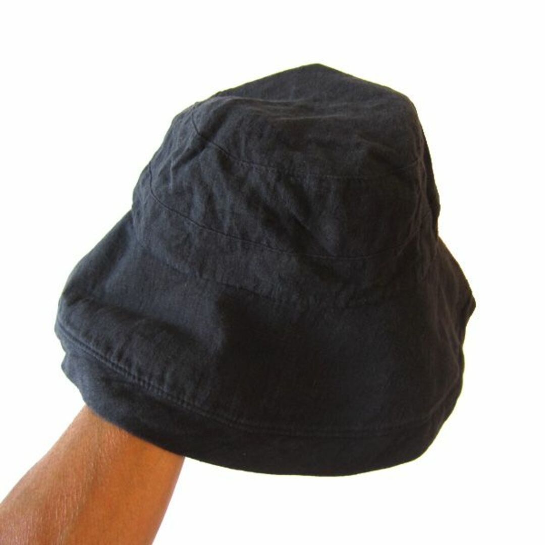 HEMING'S(ヘミングス)の美品　ヘミングス　Finissage　パケットハット　黒 レディースの帽子(ハット)の商品写真