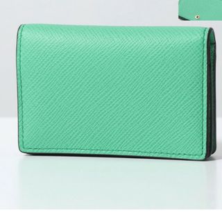Smythson - スマイソン カードケース 名刺入れ クロコ型押し カーフ