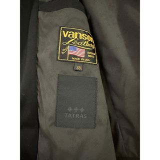 vanson×tatras シングルライダースジャケット