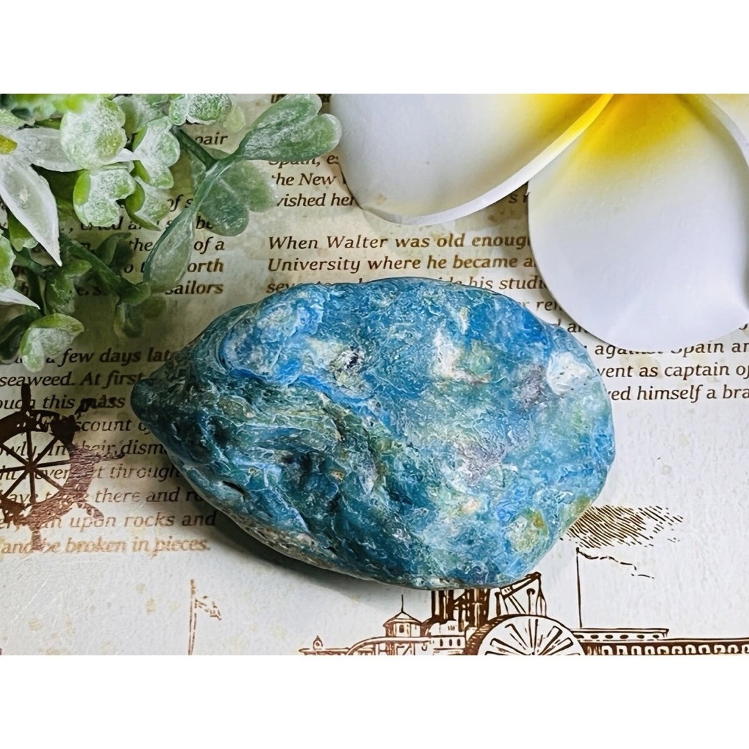 幸運を呼び込む✨ ブルー　オパール　ラフストーン　原石