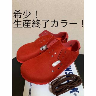 ビルケンシュトック(BIRKENSTOCK)の幅広41 26.5cm！超希少！ビルケンシュトック　モンタナ　ジェスターレッド(スニーカー)