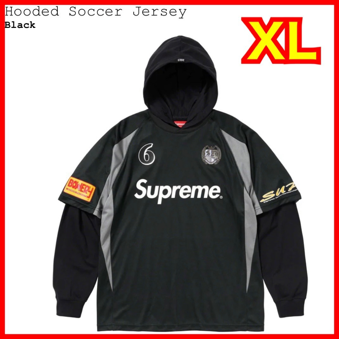 Supreme Hooded Soccer Jerseyメンズ - パーカー