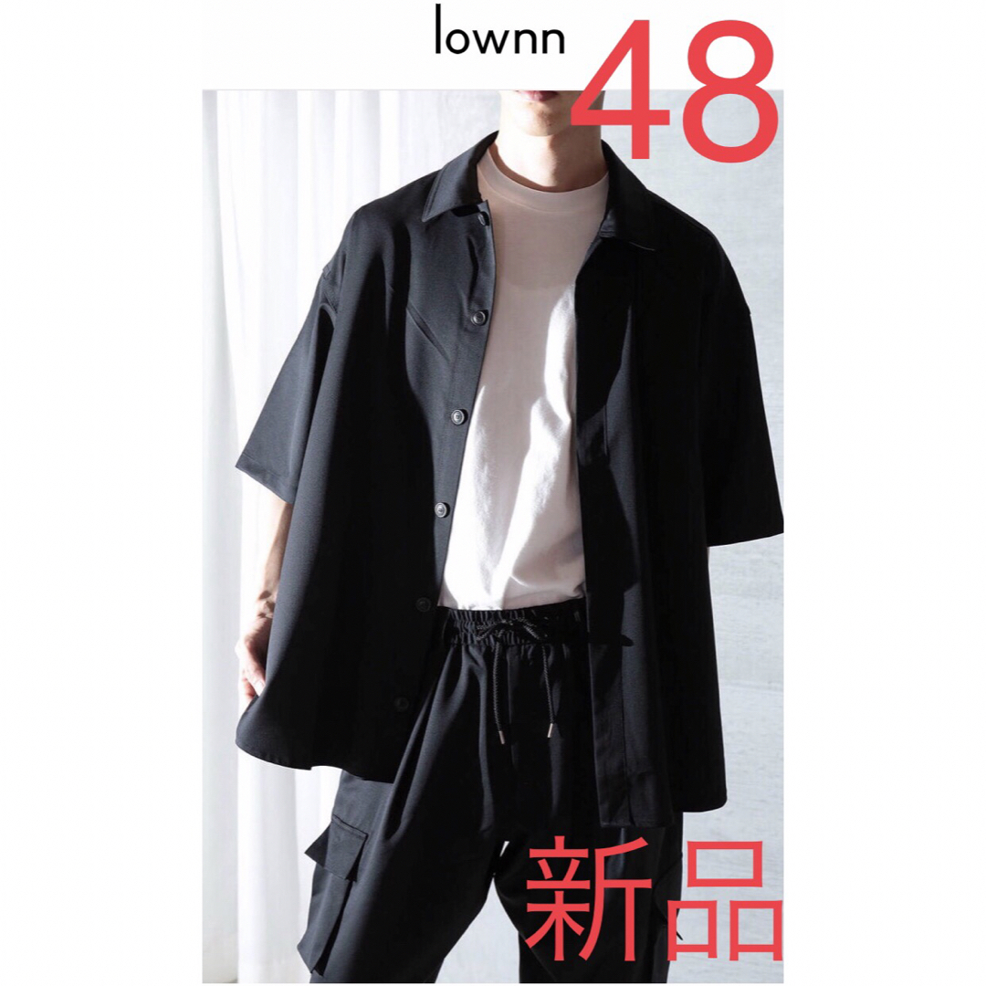 48新品lownn ローン MINIMAL SHORT SLEEVE SHIRT