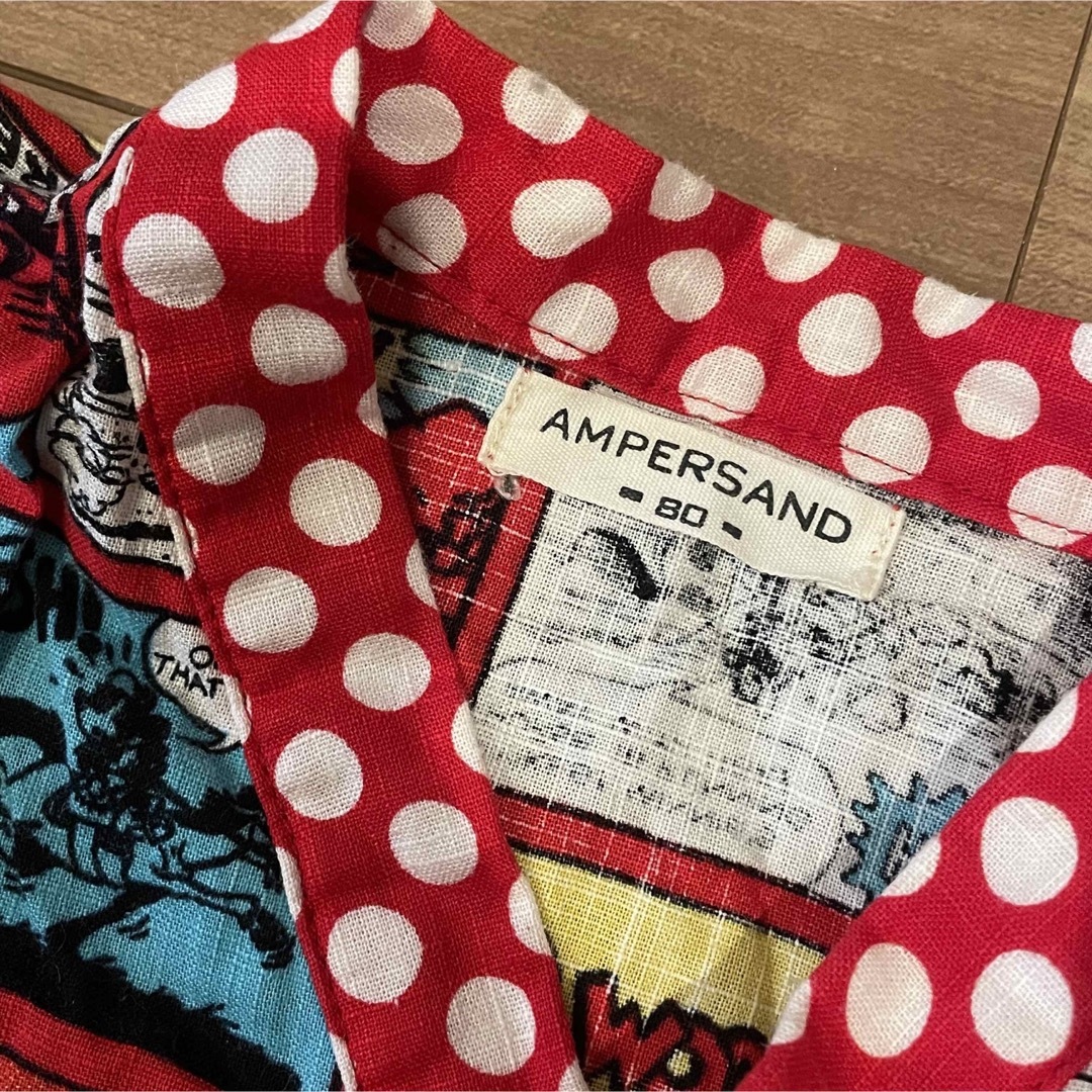 ampersand(アンパサンド)のアンパサンド ディズニー 浴衣 甚平 ロンパース キッズ/ベビー/マタニティのベビー服(~85cm)(甚平/浴衣)の商品写真