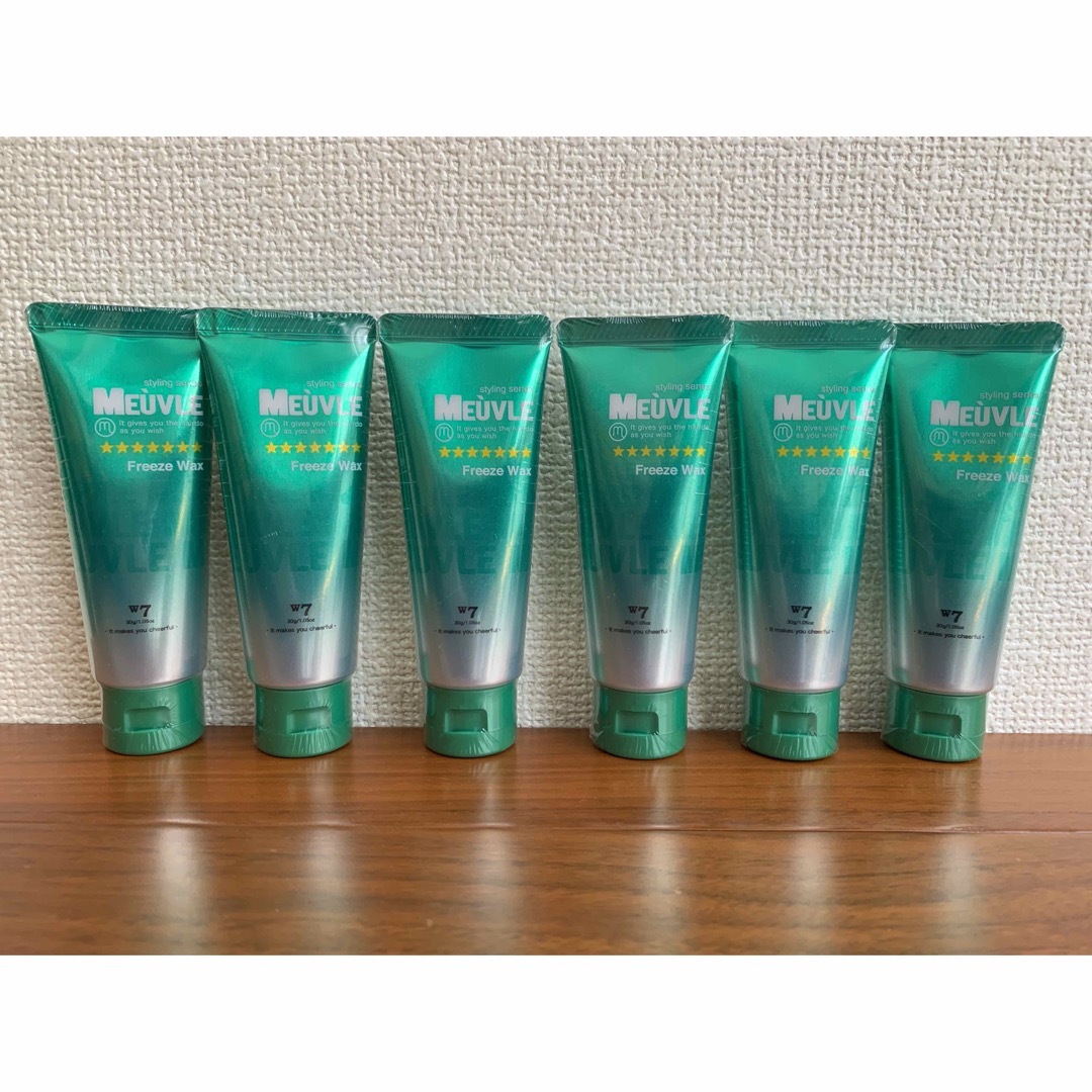 【新品】ミューヴル　MEUVLE　フリーズワックス W7◆ミューブル30g×6本 コスメ/美容のヘアケア/スタイリング(ヘアワックス/ヘアクリーム)の商品写真