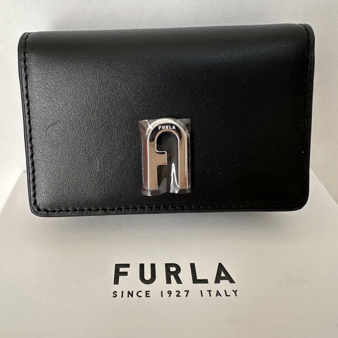 FURLA 名刺入れ 新品未使用品   黒