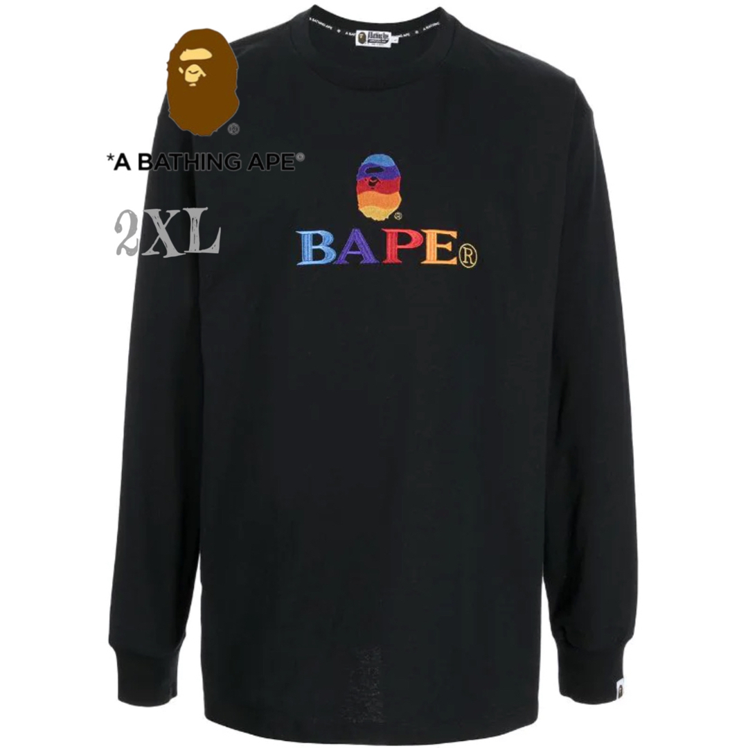 希少☆A BATHING APE® アベイシングエイプ ロゴスウェットシャツ - T ...