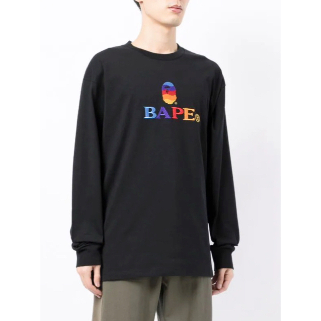 A BATHING APE(アベイシングエイプ)の希少★A BATHING APE® アベイシングエイプ ロゴスウェットシャツ メンズのトップス(Tシャツ/カットソー(七分/長袖))の商品写真