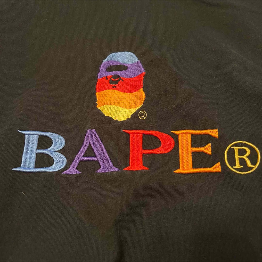 A BATHING APE(アベイシングエイプ)の希少★A BATHING APE® アベイシングエイプ ロゴスウェットシャツ メンズのトップス(Tシャツ/カットソー(七分/長袖))の商品写真