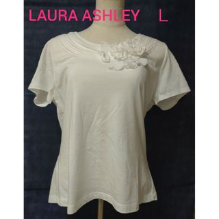 ローラアシュレイ(LAURA ASHLEY)の☺セール☺ ローラアシュレイ レディース トップス L(カットソー(半袖/袖なし))