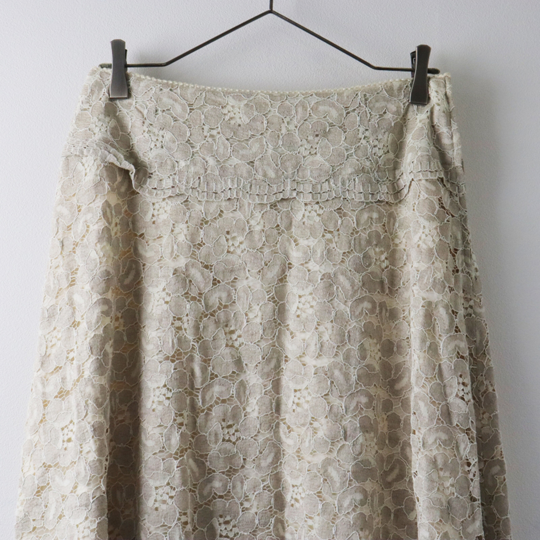 INGEBORG - インゲボルグ INGEBORG 美品 総レーススカート 4(11 INGEBORG - インゲボルグ INGEBORG 美品 総レーススカート 4(11