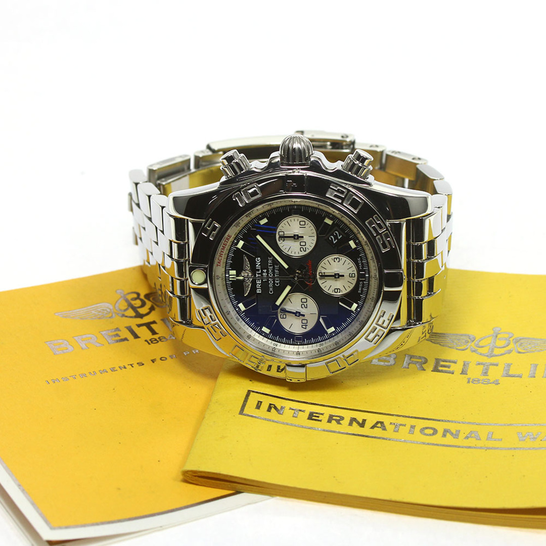 ブライトリング BREITLING AB0110 クロノマット 44 クロノグラフ 自動巻き メンズ 良品 保証書付き_765912