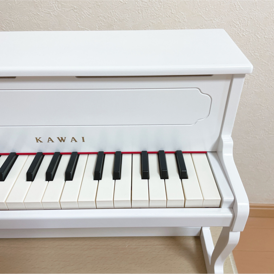 美品★ カワイ 1152 ミニピアノ　ホワイト KAWAI アップライトピアノ