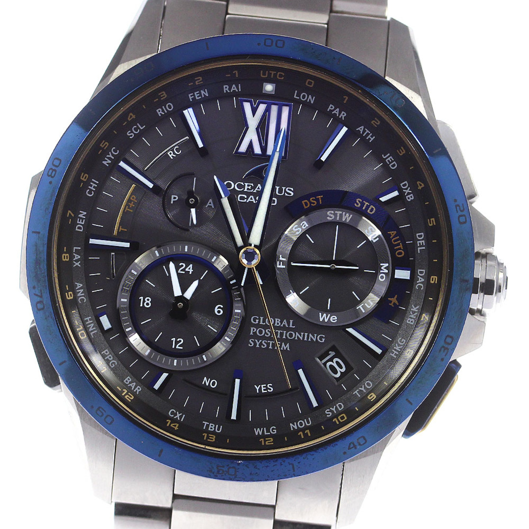 カシオ CASIO OCW-G1000-1AJF オシアナス ソーラー電波 メンズ _769228