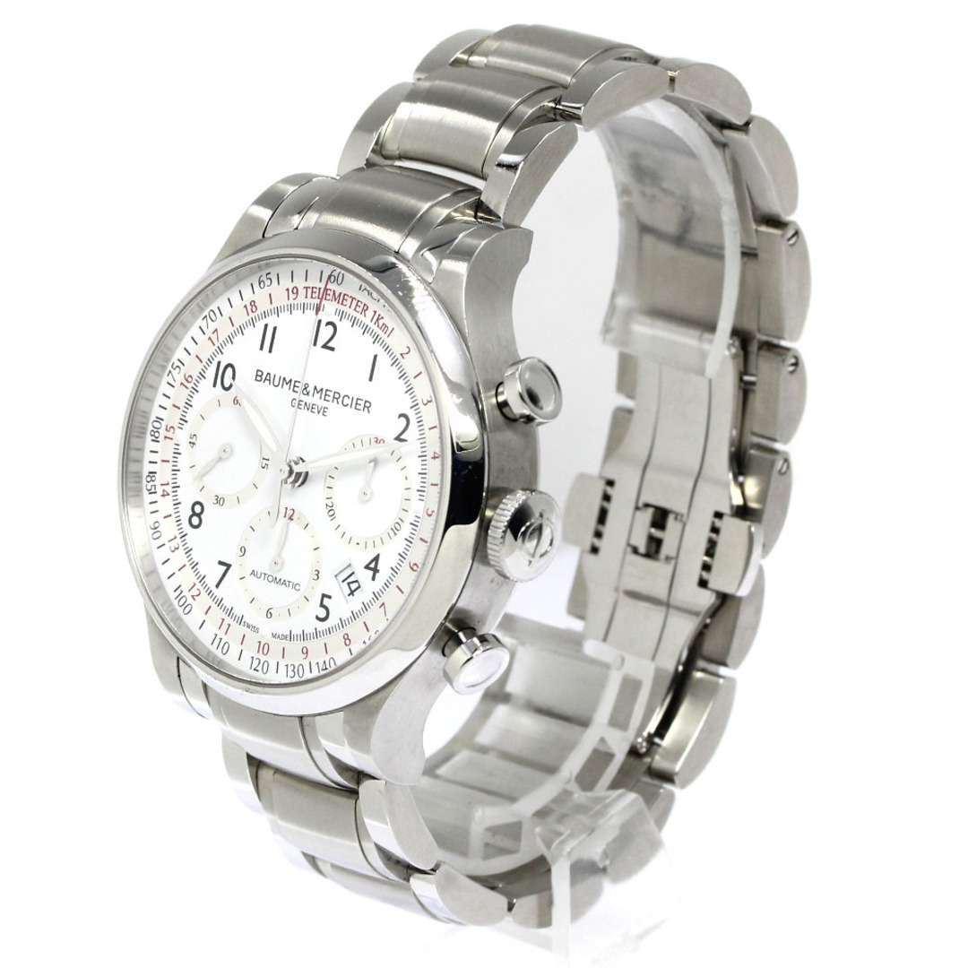 BAUME&MERCIER(ボームエメルシエ)のボーム＆メルシェ Baume & Mercier MOA10061/65726 ケープランド クロノグラフ デイト 自動巻き メンズ 良品 保証書付き_761577 メンズの時計(腕時計(アナログ))の商品写真