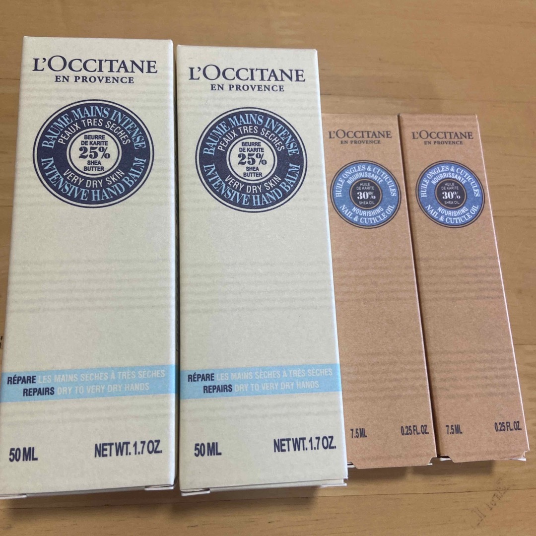 L'OCCITANE(ロクシタン)のロクシタン　シア　ハンドバーム マスク50ML ネイルオイル7.5ML コスメ/美容のネイル(ネイルケア)の商品写真