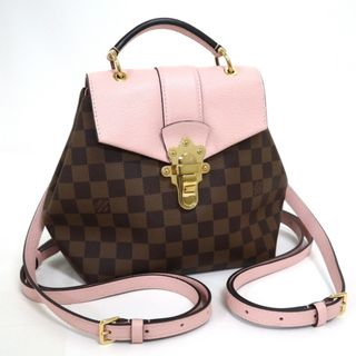 ルイヴィトン(LOUIS VUITTON)の【LOUIS VUITTON】ルイヴィトン クラプトン リュックサック ダミエ エベヌ×マグノリア N42262 SR3139/an0080tg(リュック/バックパック)