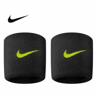 ナイキ(NIKE)のNIKE(ナイキ) スウォッシュ リストバンド ブラック/ボルト(バスケットボール)