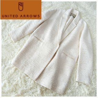 ユナイテッドアローズ(UNITED ARROWS)のUNITED ARROWS オーバーサイズ ツイードジャケット 38(テーラードジャケット)